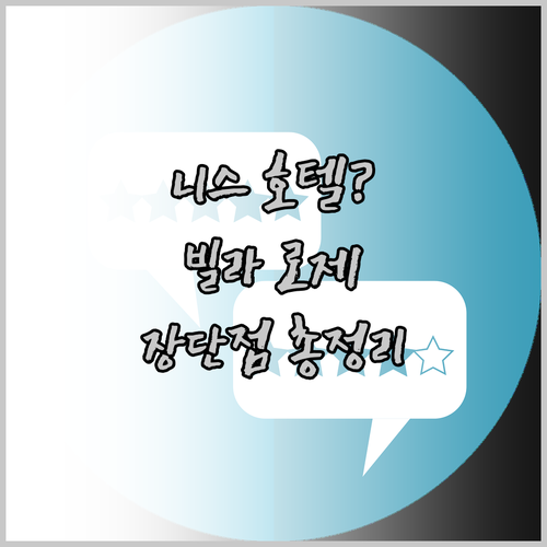 니스 호텔 예약 고민 끝! 빌라 로제