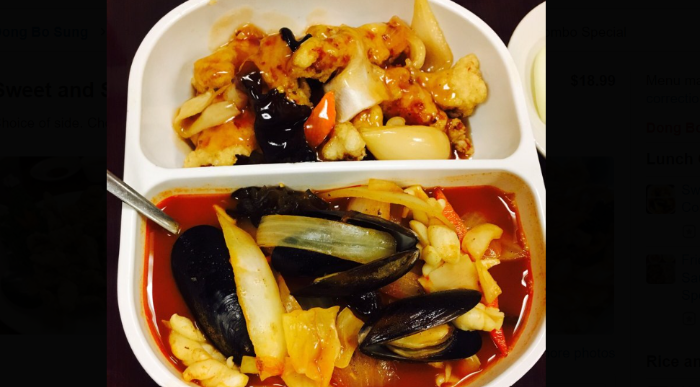 탕수육+ 짬뽕