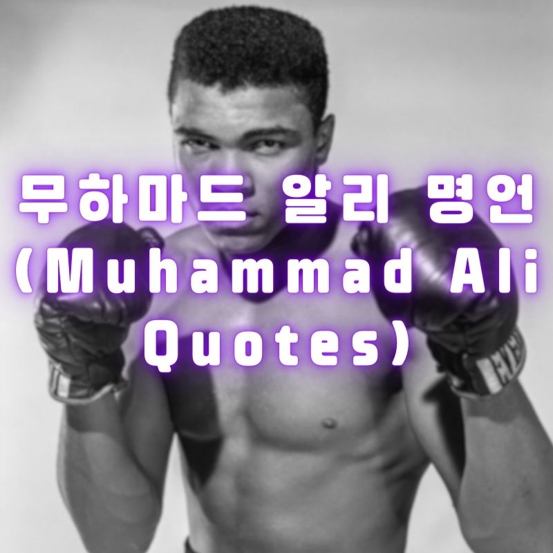무하마드 알리 명언 (Muhammad Ali Quotes)