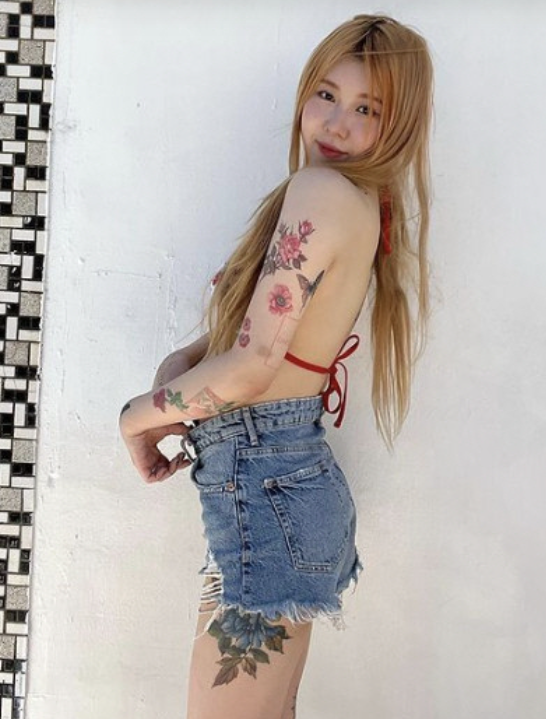  백예린 타투 인스타 프로필