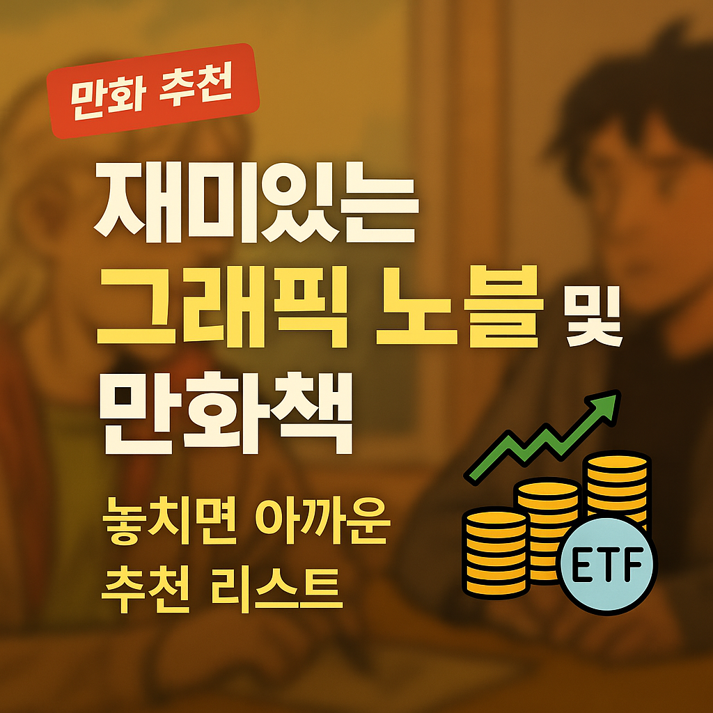 놓치면 아까운 재미있는 그래픽 노블 및 만화책 추천 리스트