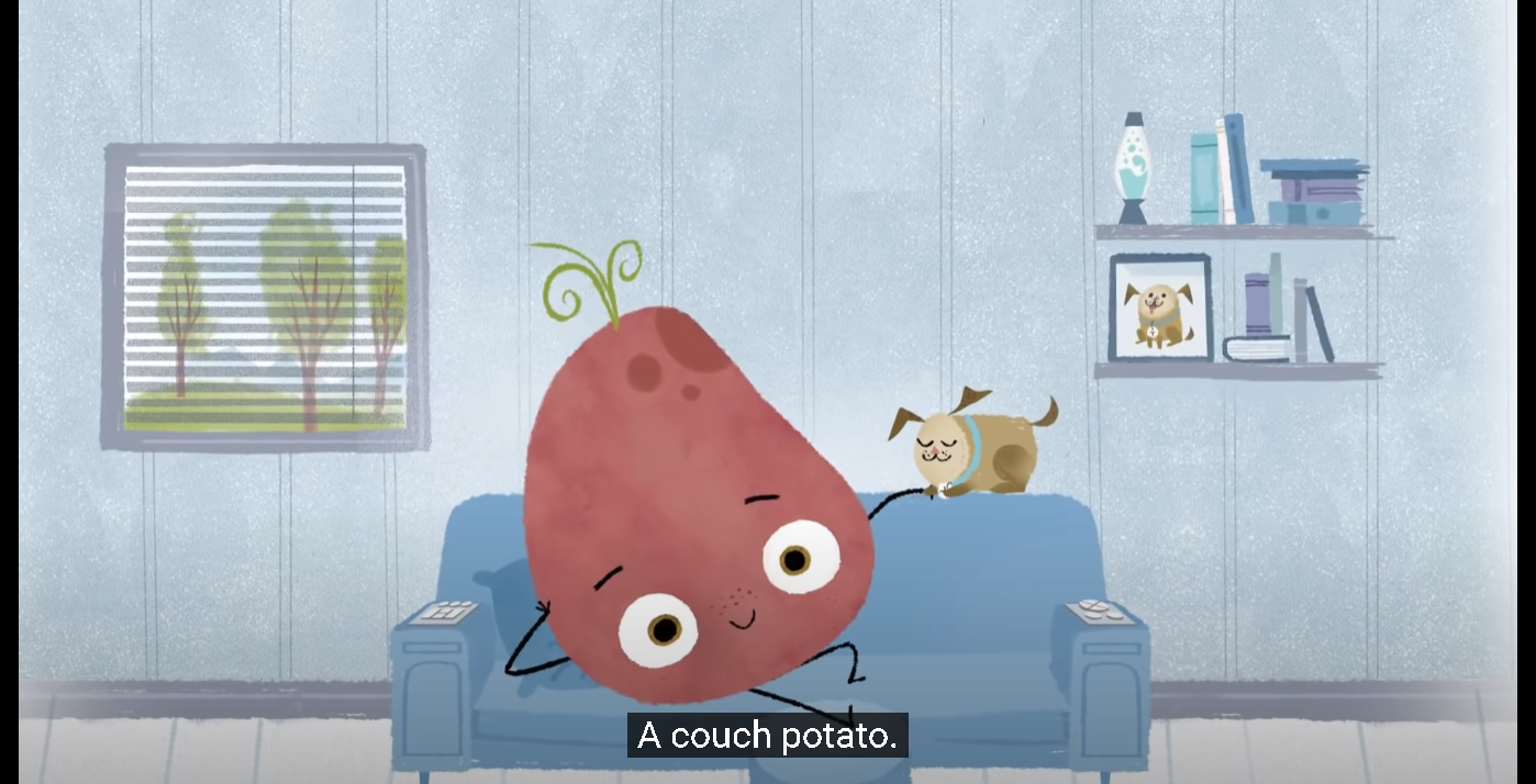 couch potato 뜻