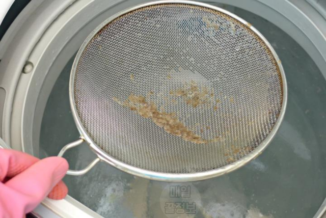 봄맞이 대청소 통돌이 세탁기 세탁조 통세척 하는 방법 뜰채