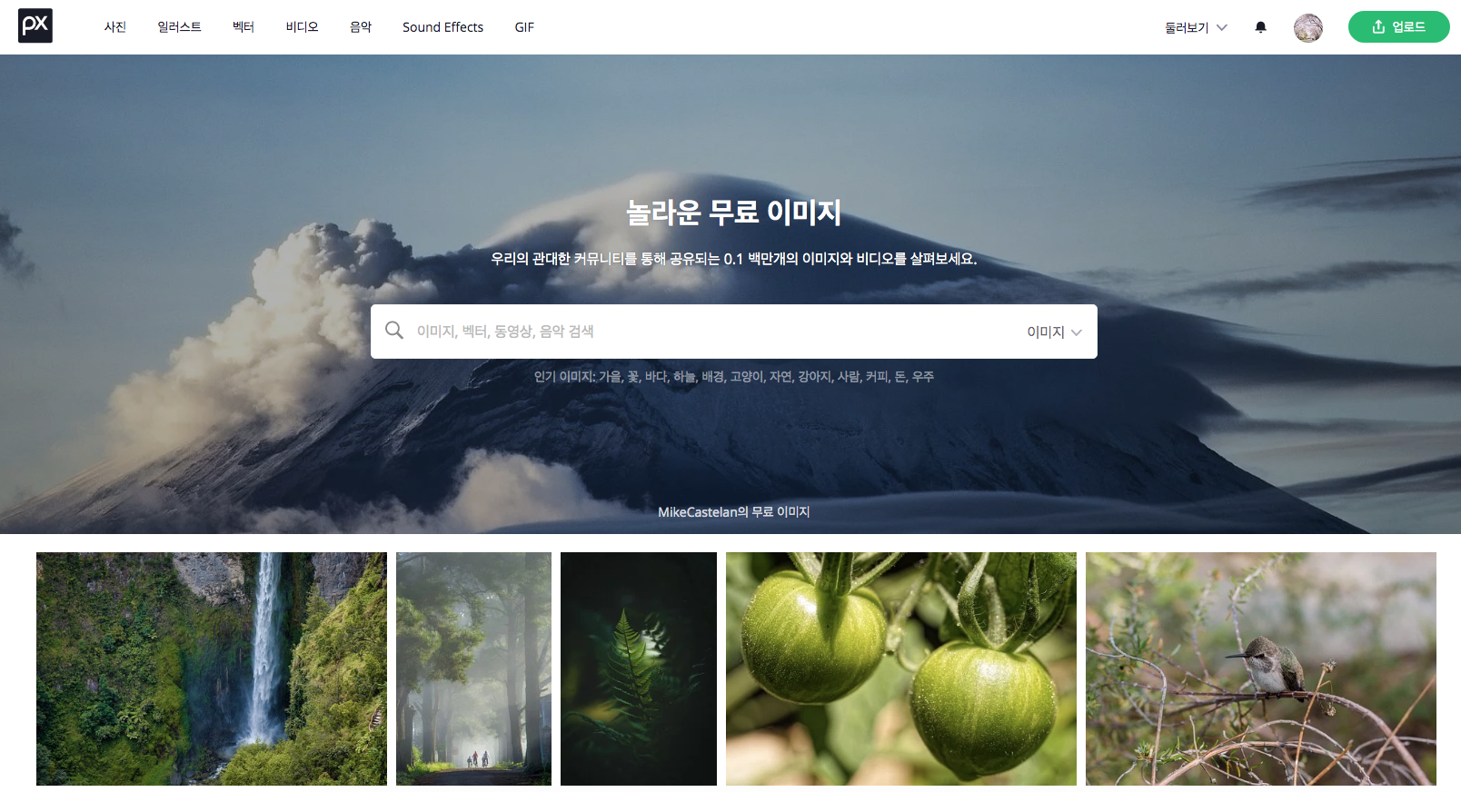  무료이미지사이트 이만한 곳 없다