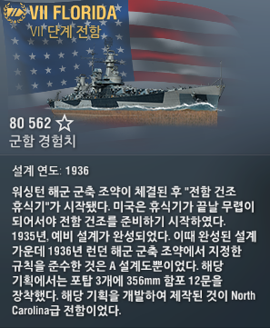 플로리다 전함 기본 정보