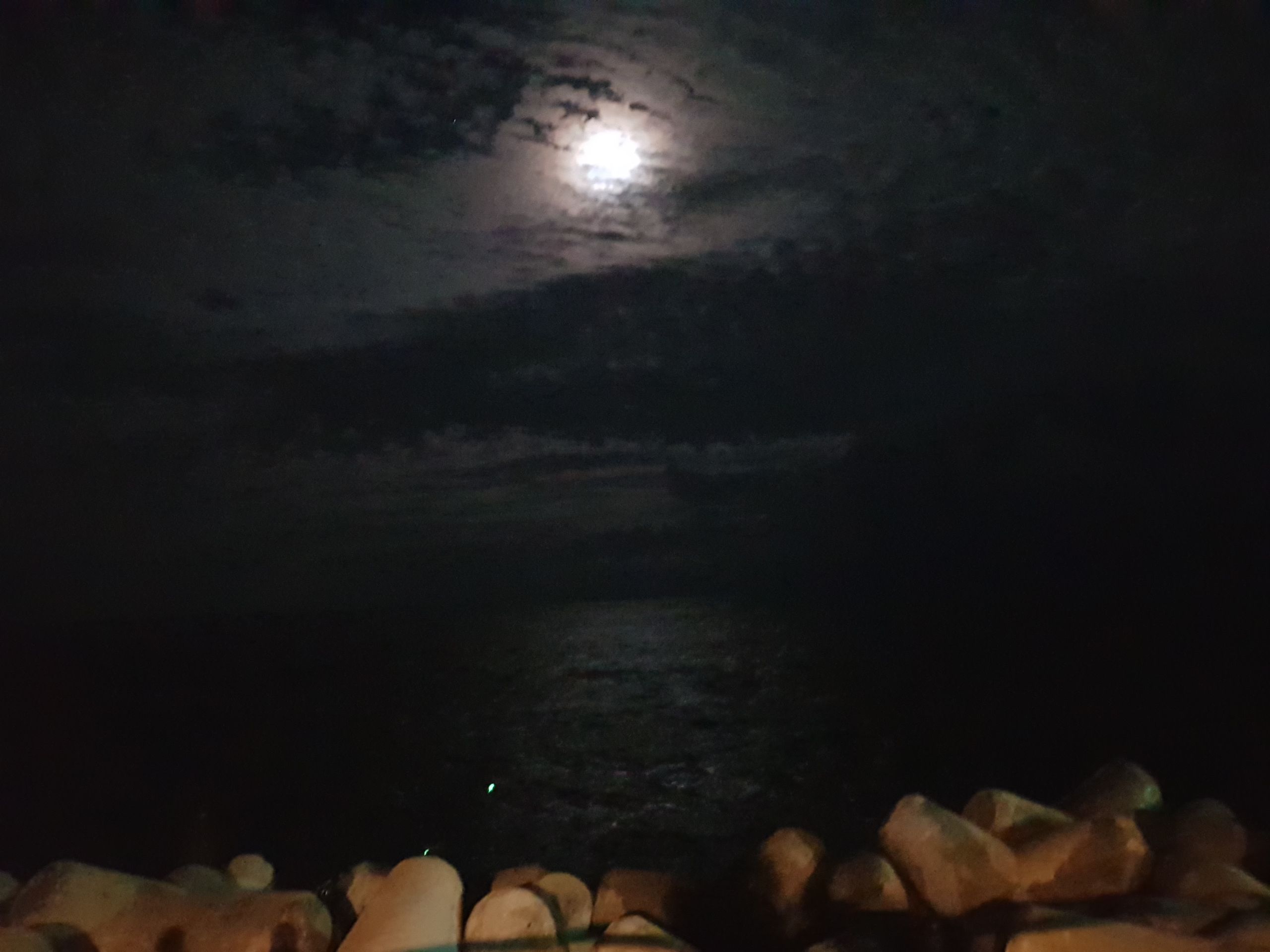  저 달 하늘...