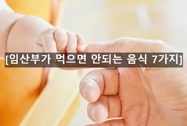  임산부가 먹으면 안되는 음식 7가지