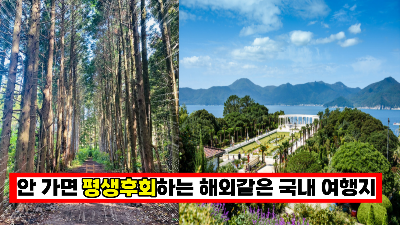  '우리나라에 이런곳이?' 안 가보면 평생 후회 하는 깜짝 놀랄만한 국내 여행지 5곳