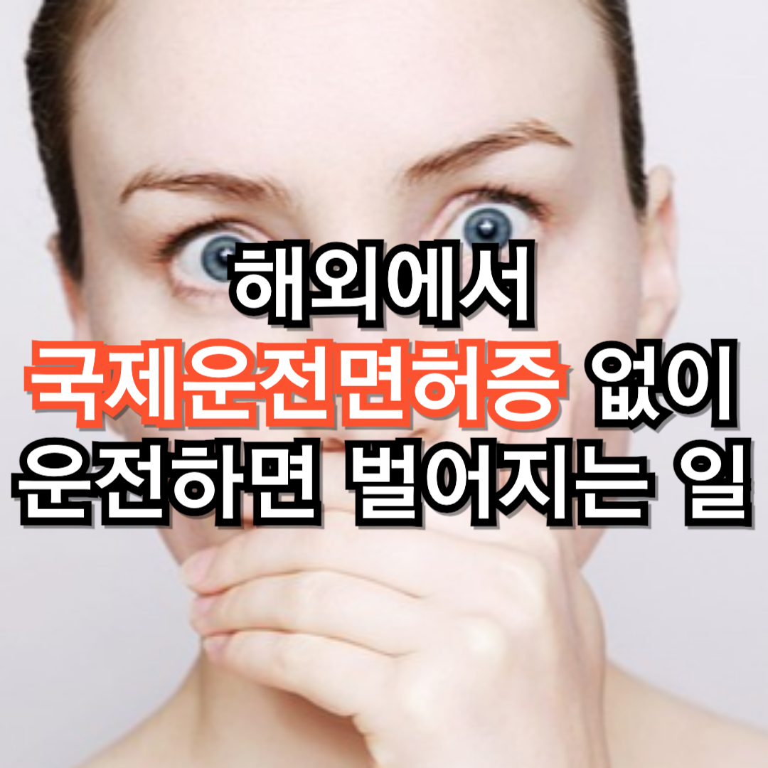 해외에서 국제운전면허증 없이 운전하면 벌어지는 일