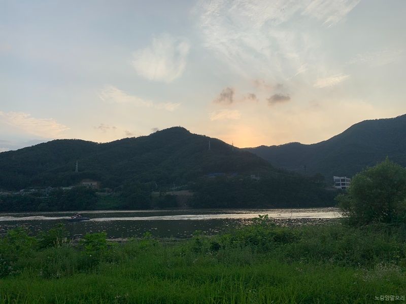 북한강 일몰