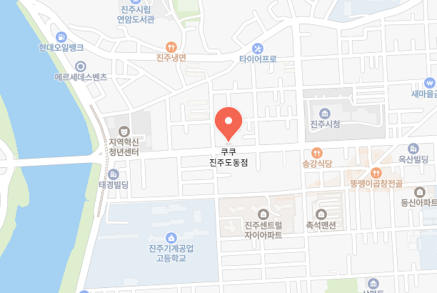 쿠쿠 진주도동점 위치 이미지