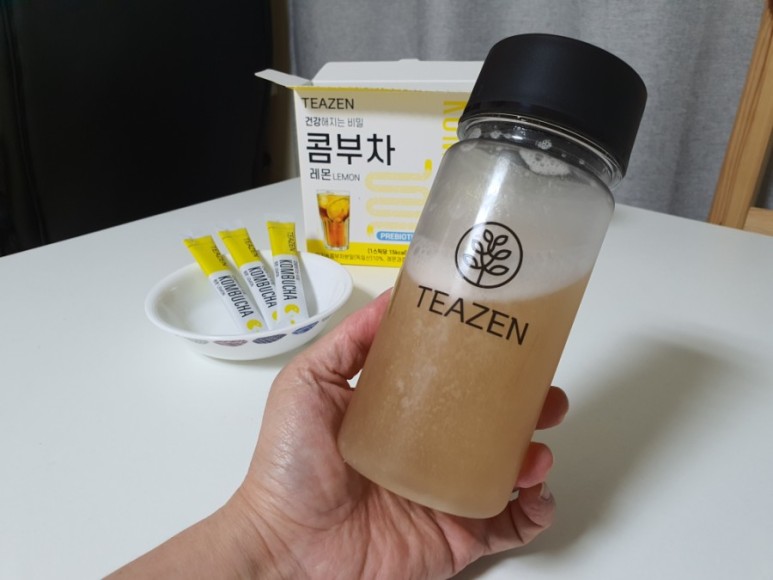 코스트코티젠 콤부차 레몬 알아보기 : 유산균이 살아있는 콤부차 14