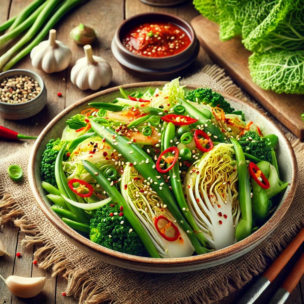 봄동 겉절이 레시피