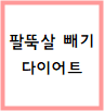  [홈트] 팔뚝살 빨리 빼기 도전