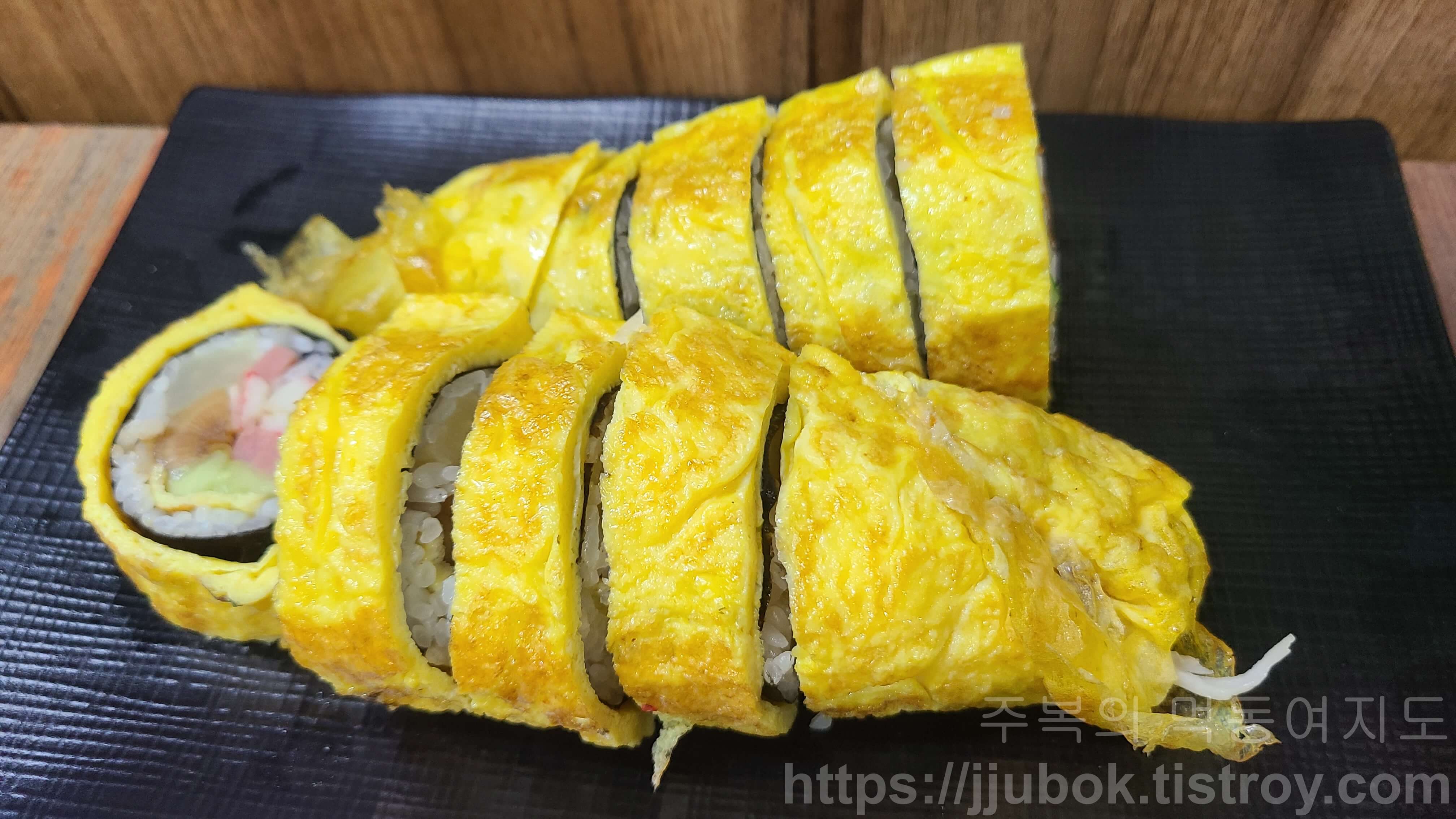 오목골-즉석메밀우동-계란말이-김밥
