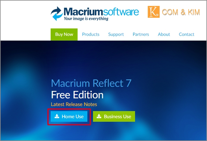 how to use macrium reflect home edition