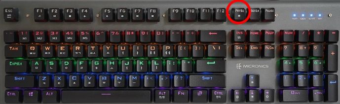 키보드 prt sc 키