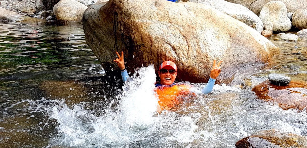 지리산 칠선계곡 계곡치기