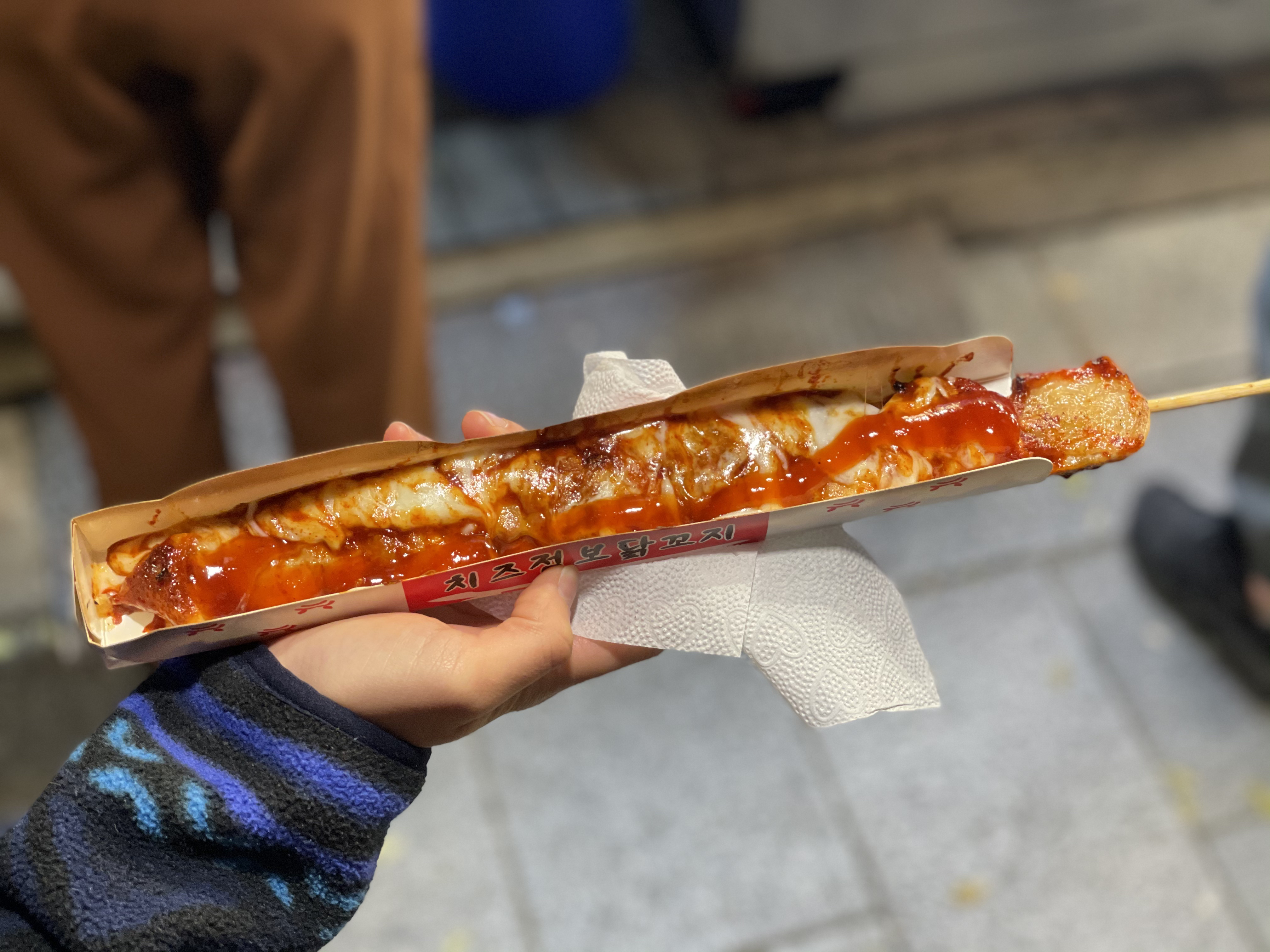  전주 한옥마을 간식 치즈닭꼬치 솔직한 후기