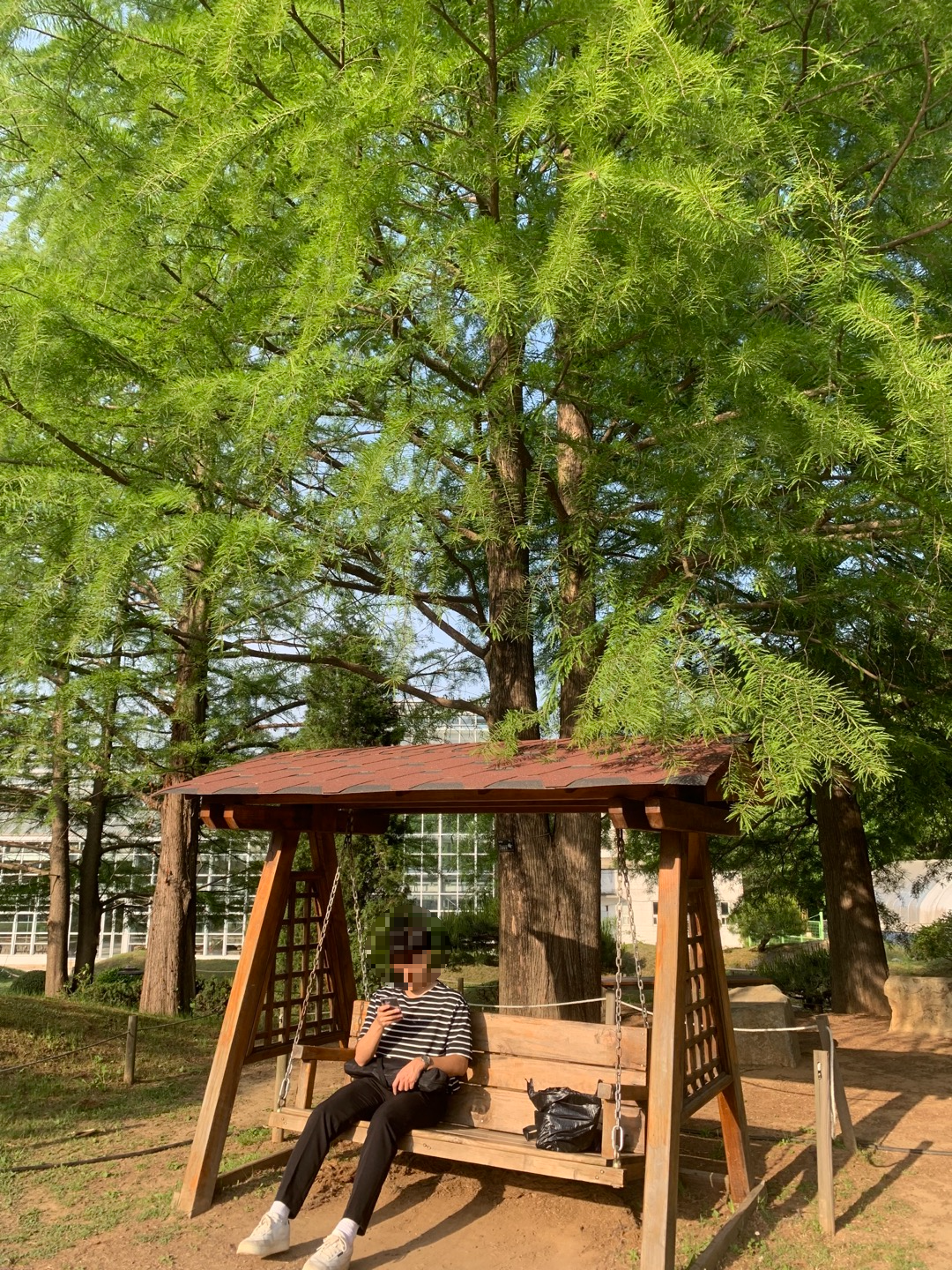 오산 물향기수목원 흔들의자