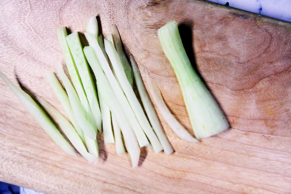 양념 길거리 음식 만드는 법 시원한 맛 여름 반찬 오이 길거리 음식 8