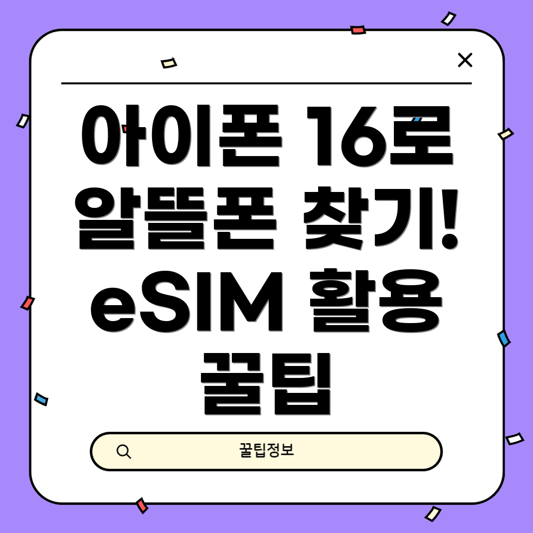 eSIM 활용