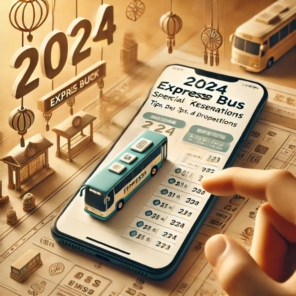 2024 추석 고속버스 특별 예매 성공 팁 당일 버스표