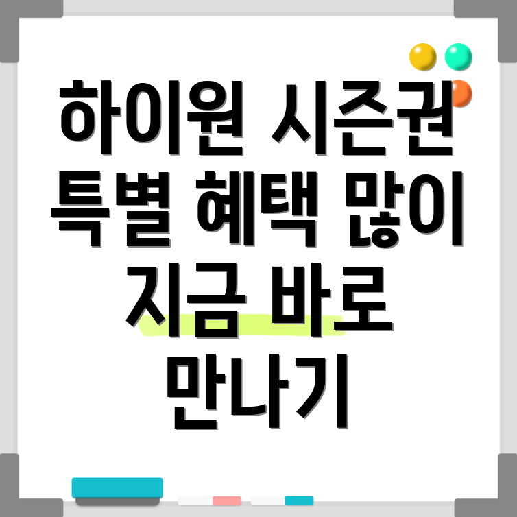 하이원 시즌권