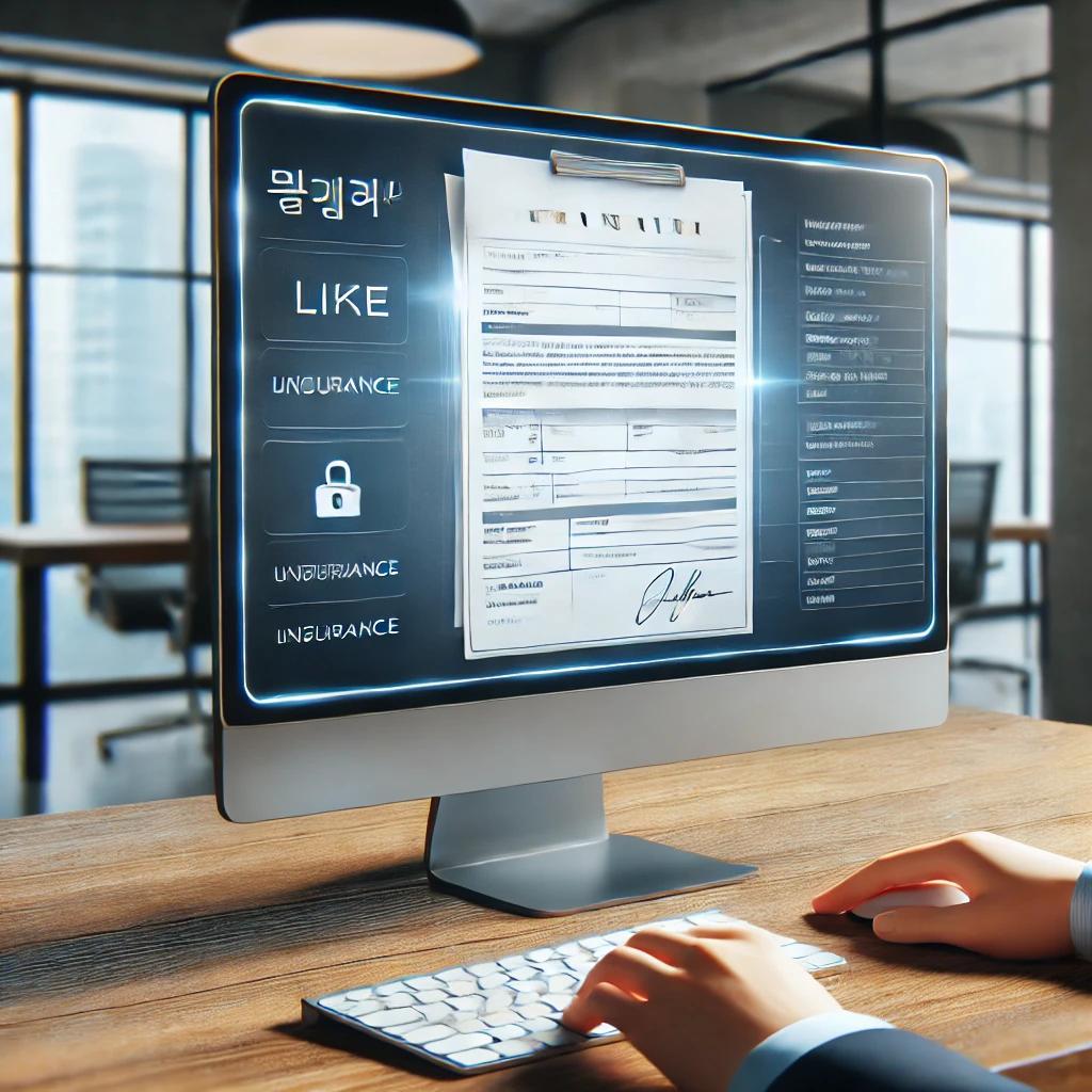 삼성화재 다이렉트 자동차 보험 증권 출력