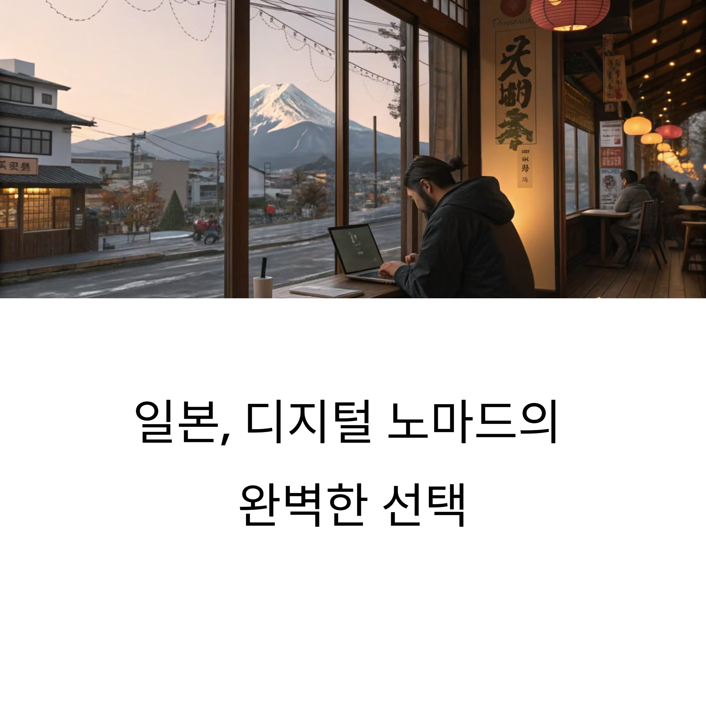 일본 디지털 노마드를 위한 추천 도시