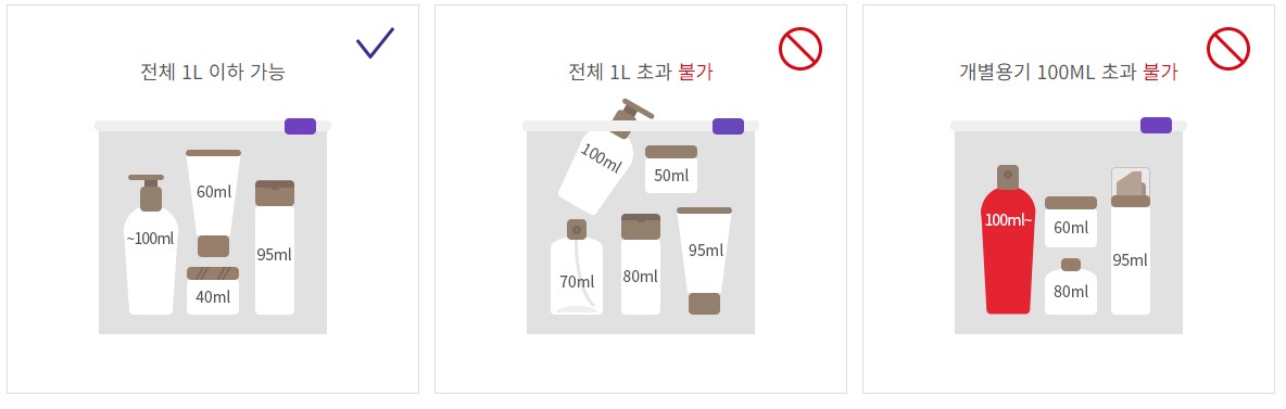 기내수하물 액체