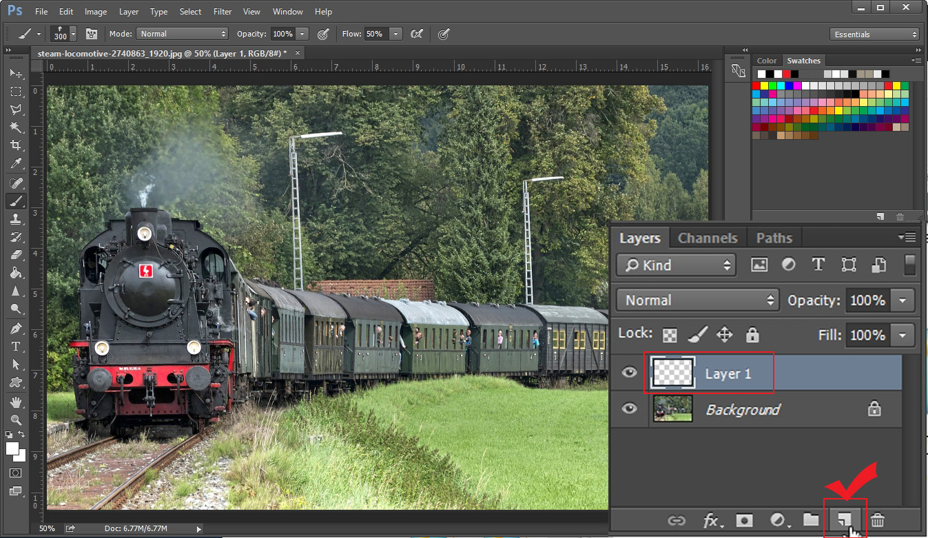 포토샵 연기효과