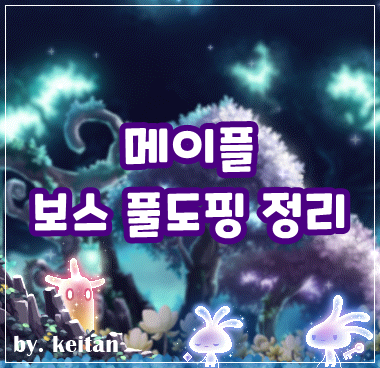 메이플 보스 잡을 때 필요한 버프 (풀도핑) 메이플 보스 잡을 때 필요한 버프 (풀도핑)