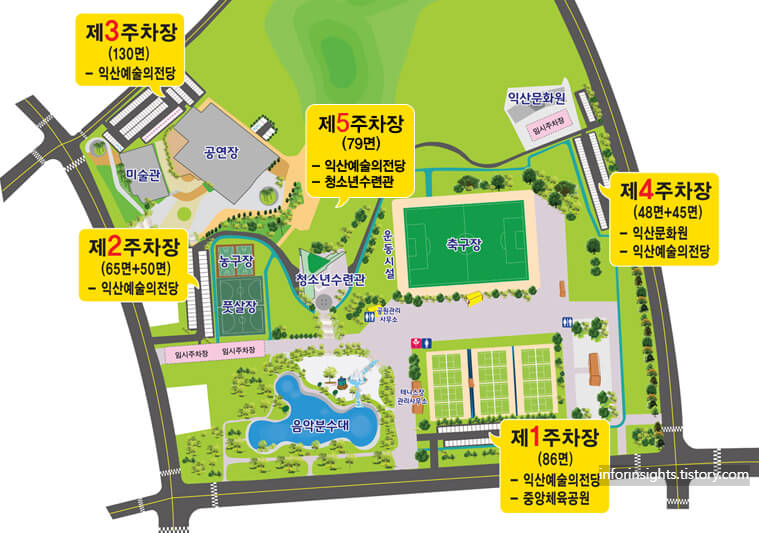 익산예술의전당 주차장