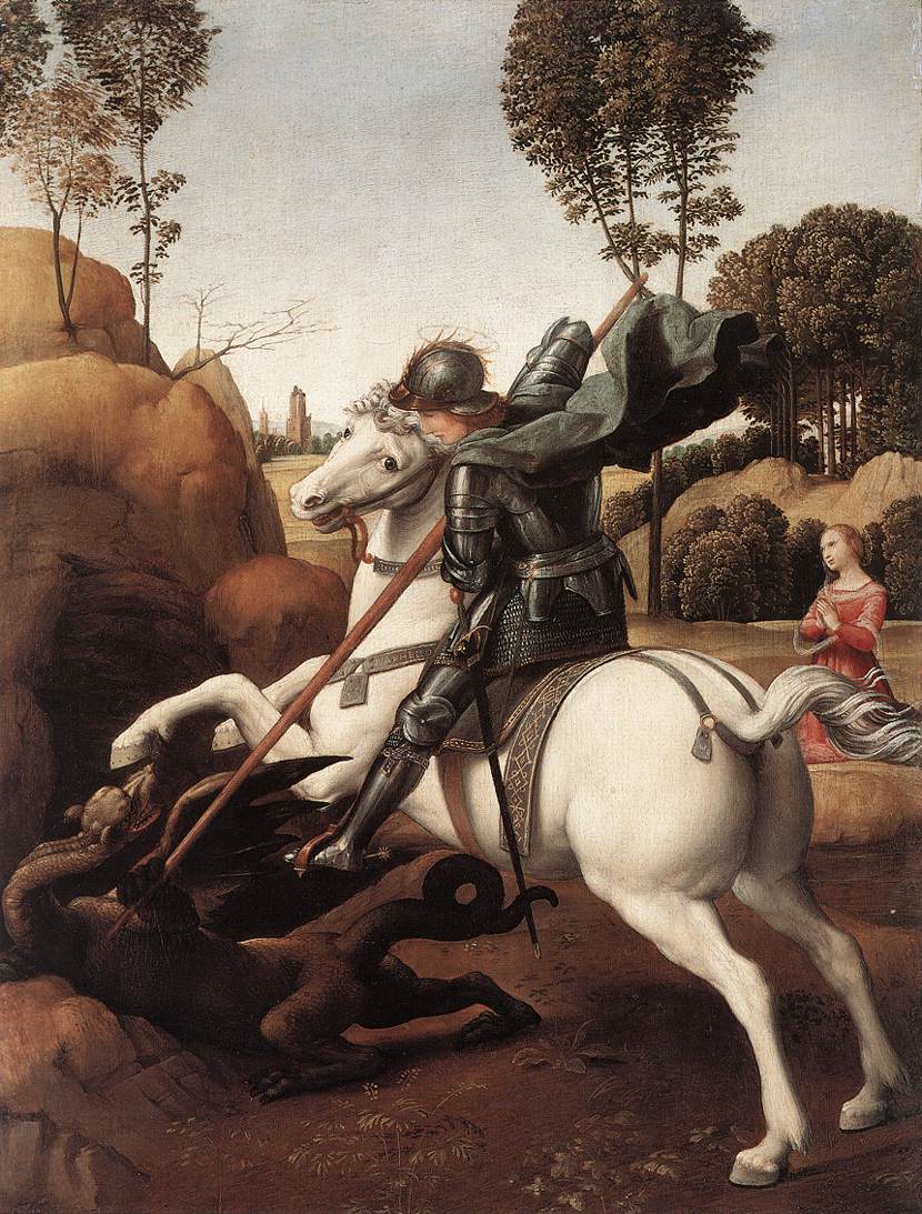 라파엘로&#44; &#39; St George and the Dragon &#39;