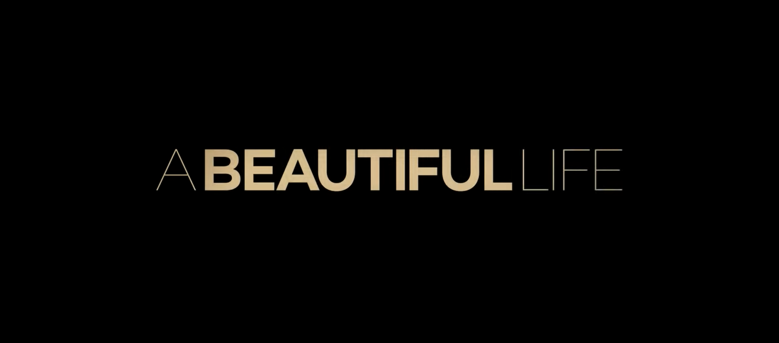  뷰티풀 라이프 / A BEAUTIFUL LIFE - 넷플릭스