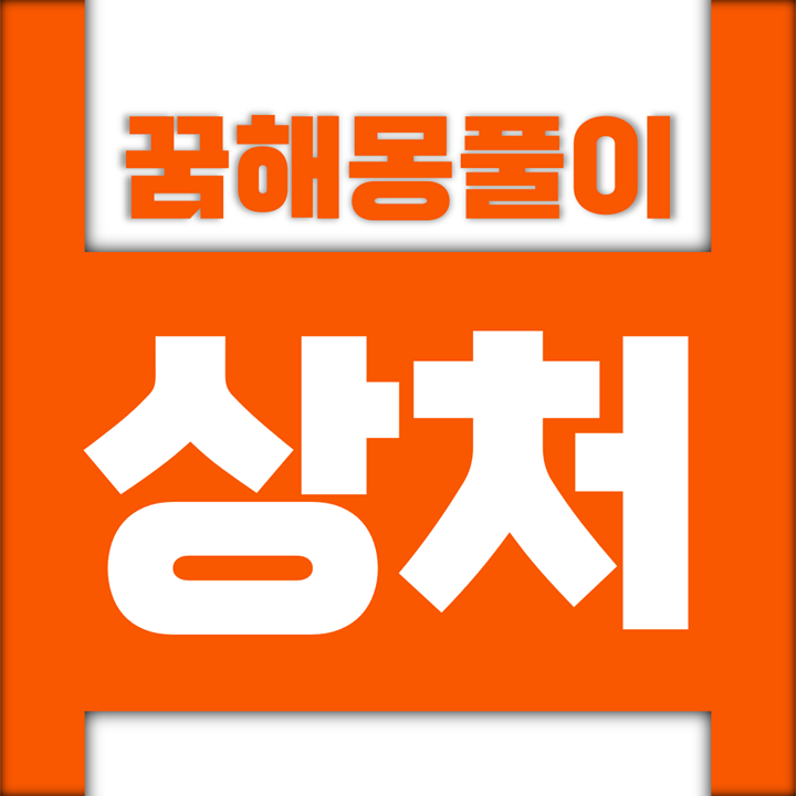  [꿈해몽풀이] 상처 꿈해몽 모음
