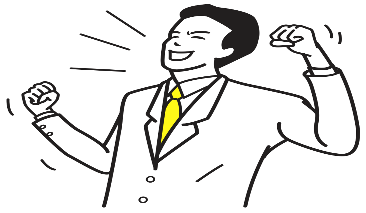 웃고 있는 남자 그림