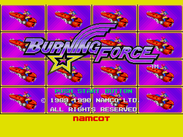  Burning Force (메가 드라이브 / MD) 게임 롬파일 다운로드