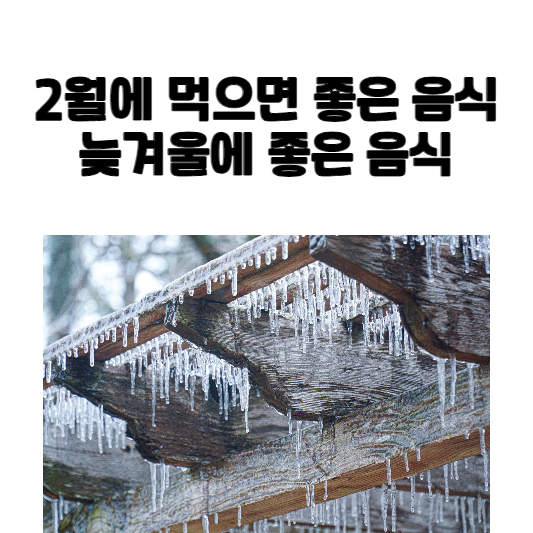 2월에 먹으면 좋은 음식&#44; 늦겨울에 좋은 음식