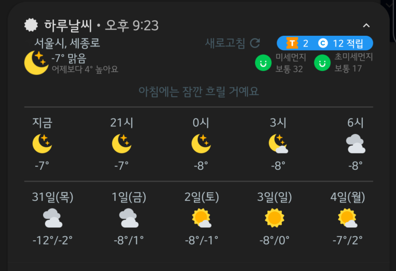 날씨만 확인하는 데 돈을 벌 수 있는 돈버는어플 하루날씨로 즐거운 앱테크