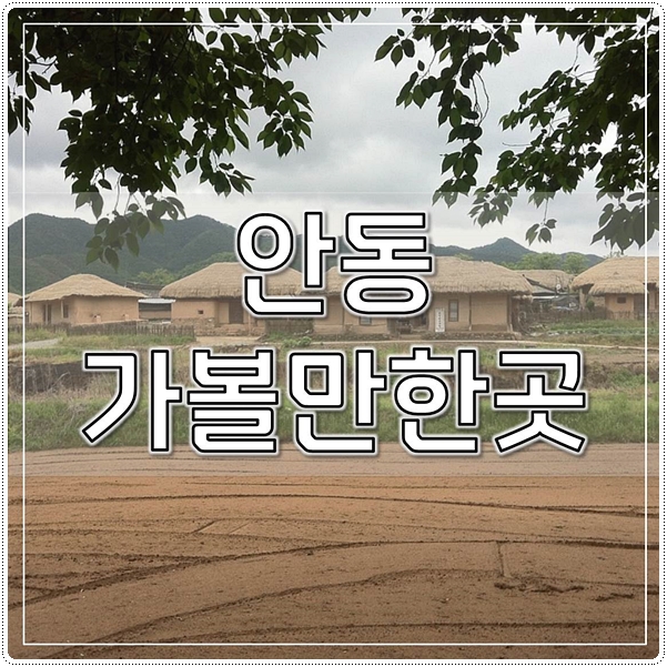  안동 가볼만한곳 전문가선정 TOP7