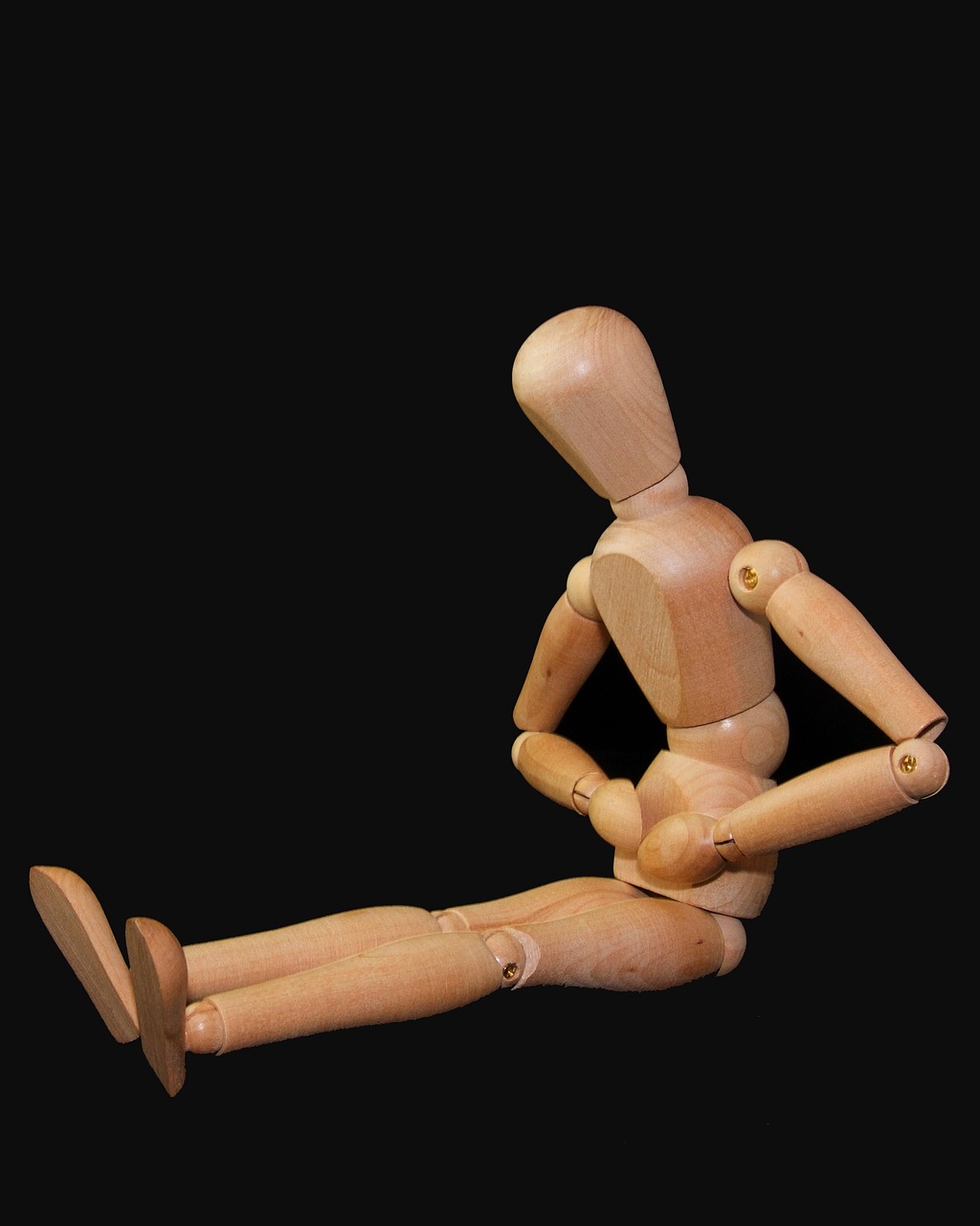 배 아픈 목각인형