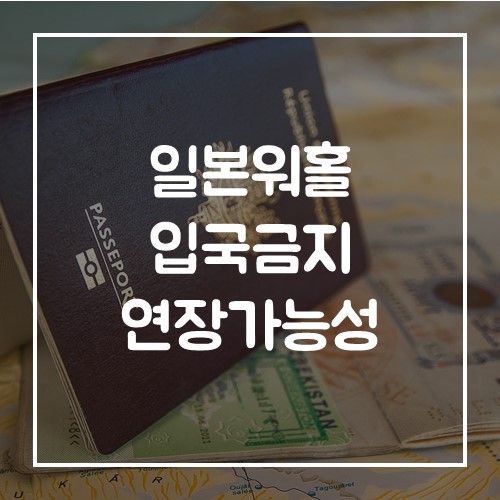  일본워홀 입국금지 내년까지 연장 할 가능성 커