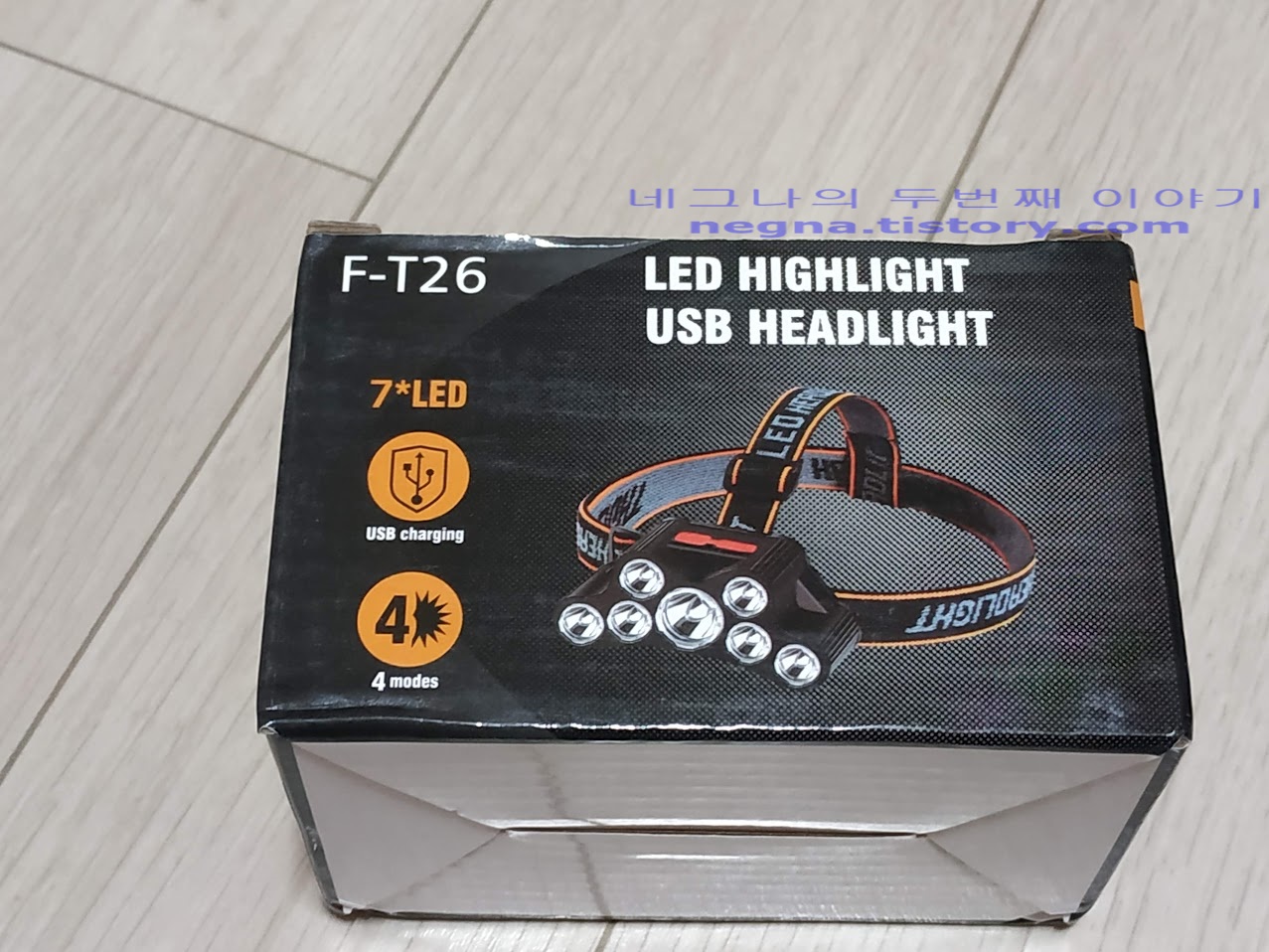 F-T26 USB LED 헤드라이트 박스
