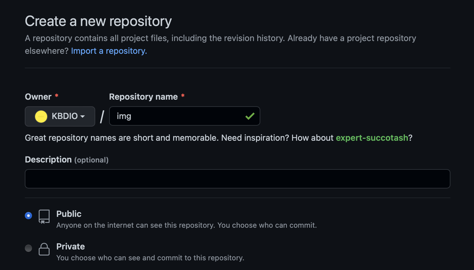 create-repository