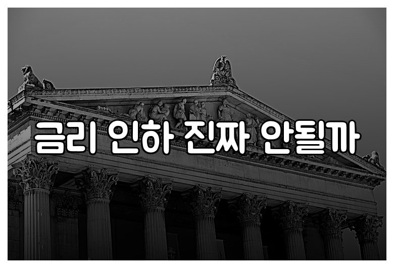 금리 인하 진짜 안될까
