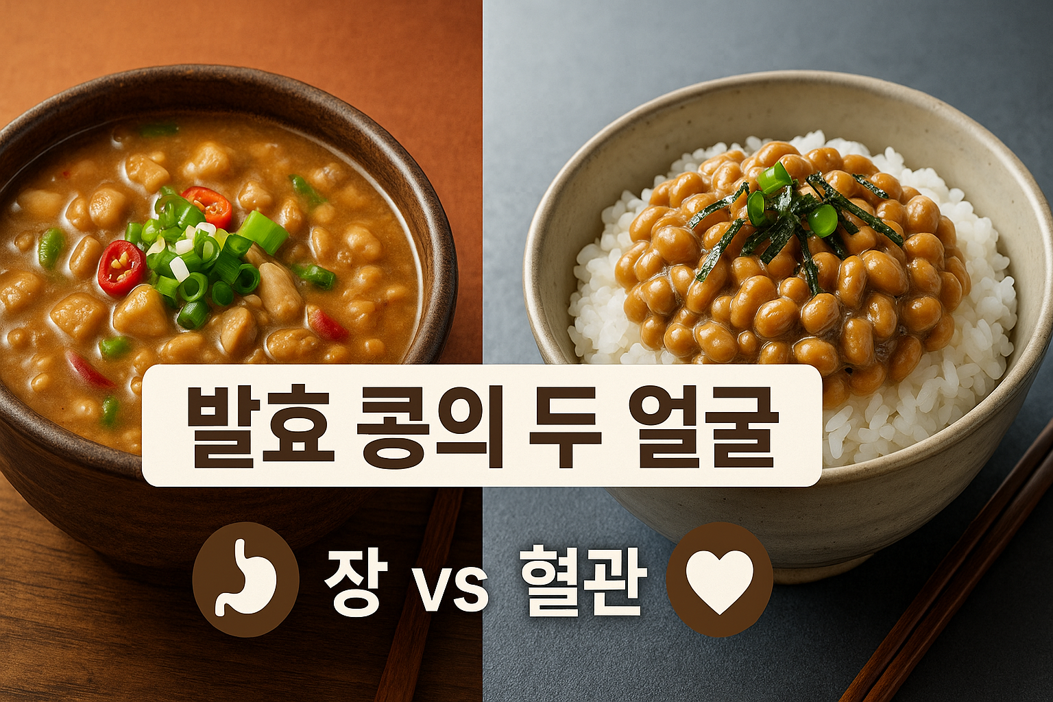 &quot;청국장과 낫또의 차이점&quot;에 대한 이미지입니다.