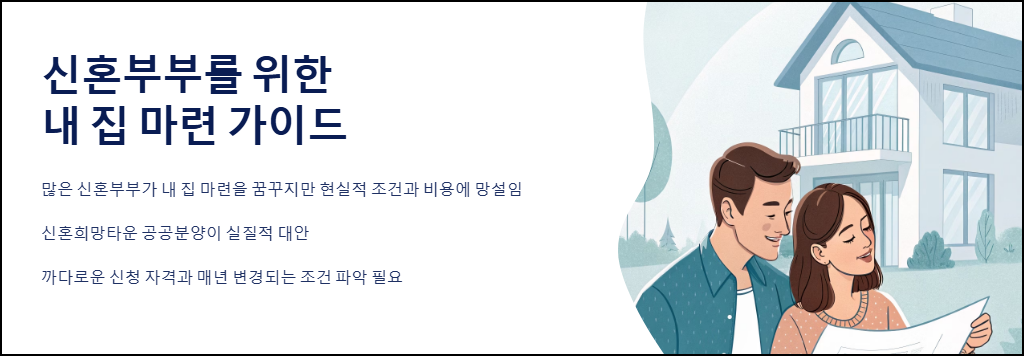 신혼부부를 위한 내 집 마련 가이드