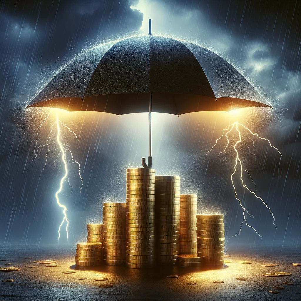 우산-번개-동전-자산보호